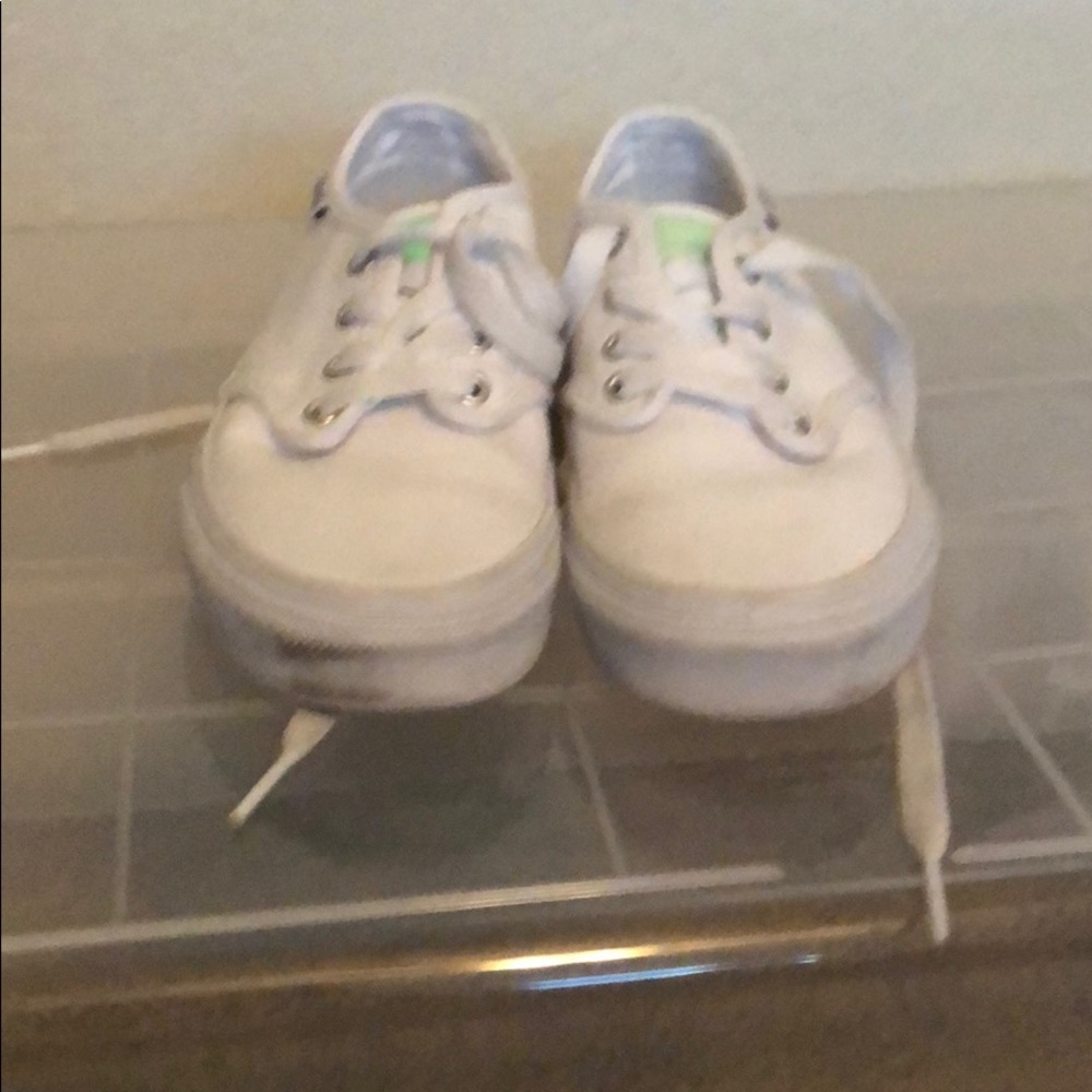Girls white vans